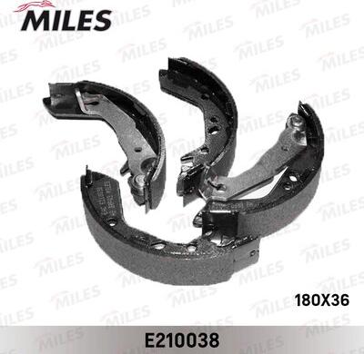 Miles E210038 - Комплект спирачна челюст vvparts.bg