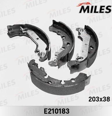 Miles E210183 - Комплект спирачна челюст vvparts.bg