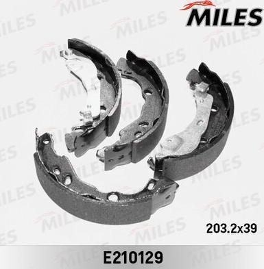 Miles E210129 - Комплект спирачна челюст vvparts.bg