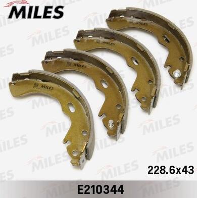 Miles E210344 - Комплект спирачна челюст vvparts.bg