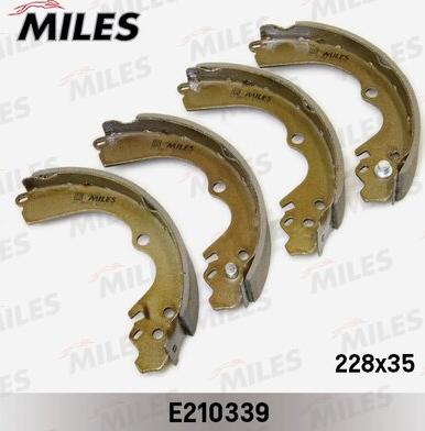Miles E210339 - Комплект спирачна челюст vvparts.bg