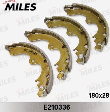 Miles E210336 - Комплект спирачна челюст vvparts.bg