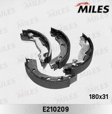 Miles E210209 - Комплект спирачна челюст vvparts.bg