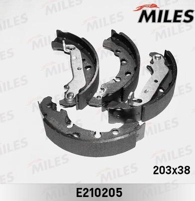 Miles E210205 - Комплект спирачна челюст vvparts.bg
