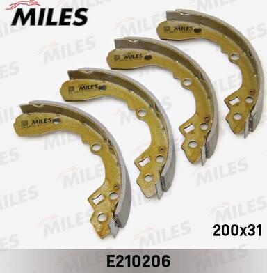 Miles E210206 - Комплект спирачна челюст vvparts.bg