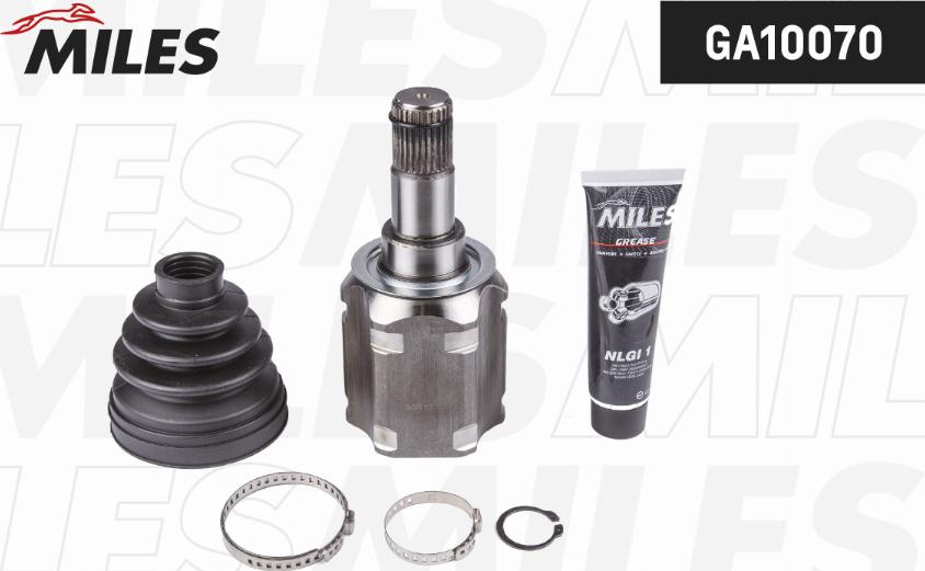 Miles GA10070 - Каре комплект, полуоска vvparts.bg