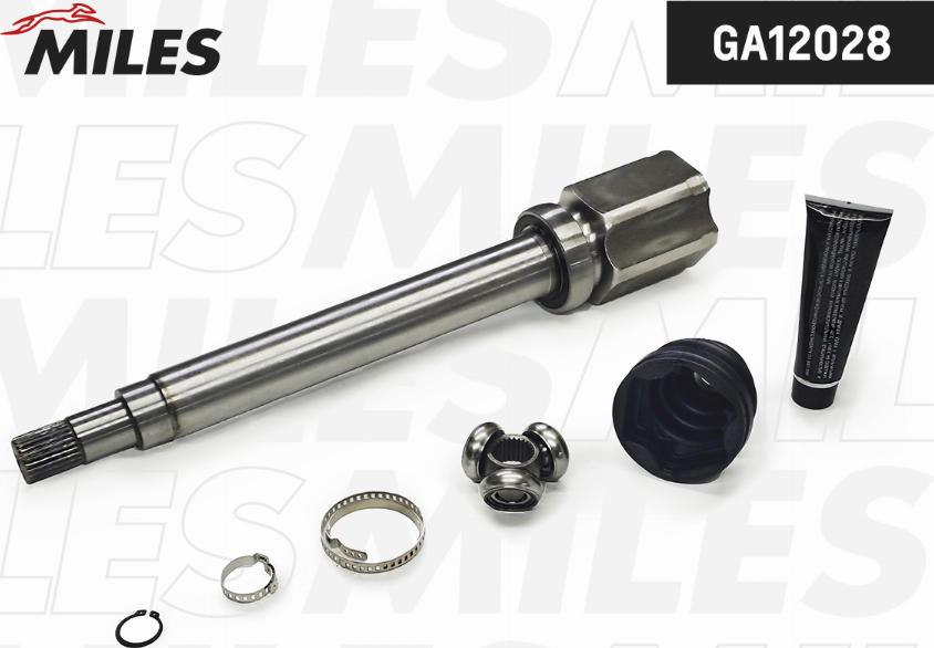 Miles GA12028 - Каре комплект, полуоска vvparts.bg