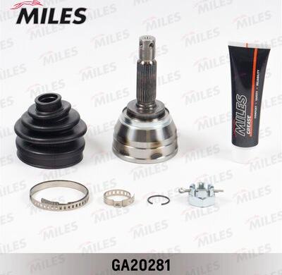 Miles GA20281 - Каре комплект, полуоска vvparts.bg