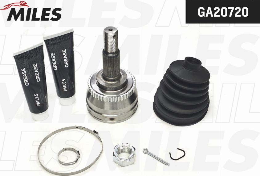 Miles GA20720 - Каре комплект, полуоска vvparts.bg