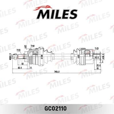 Miles GC02110 - Полуоска vvparts.bg