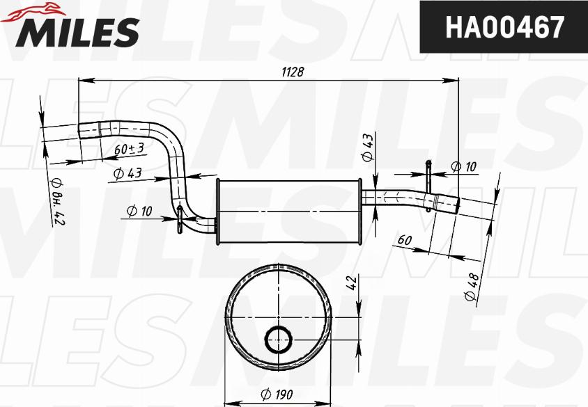 Miles HA00467 - Средно гърне vvparts.bg