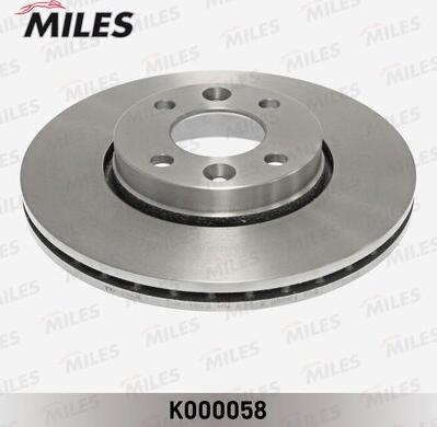 Miles K000058 - Спирачен диск vvparts.bg