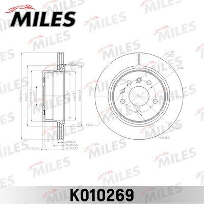 Miles K010269 - Спирачен диск vvparts.bg