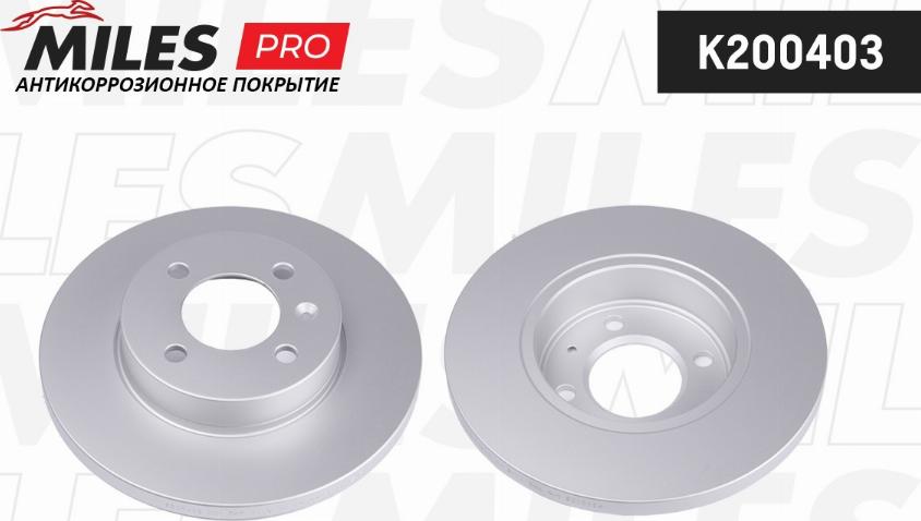 Miles K200403 - Спирачен диск vvparts.bg