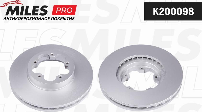 Miles K200098 - Спирачен диск vvparts.bg