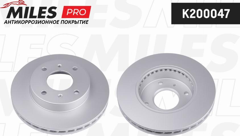 Miles K200047 - Спирачен диск vvparts.bg