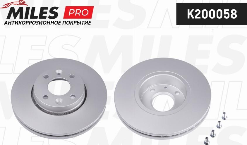 Miles K200058 - Спирачен диск vvparts.bg