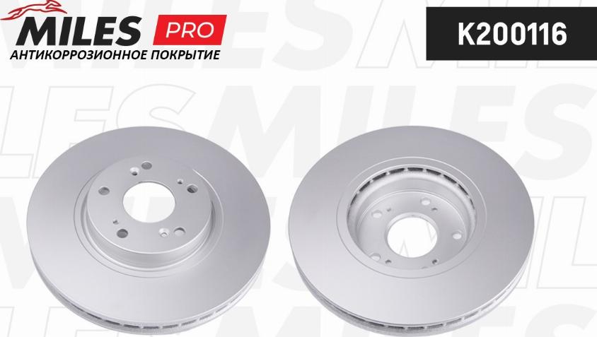 Miles K200116 - Спирачен диск vvparts.bg