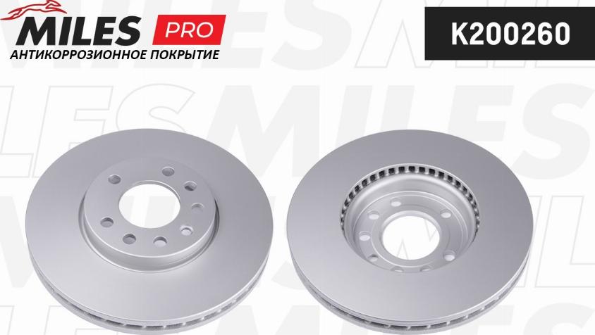 Miles K200260 - Спирачен диск vvparts.bg