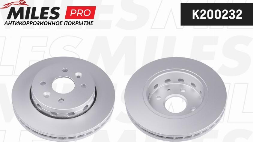 Miles K200232 - Спирачен диск vvparts.bg