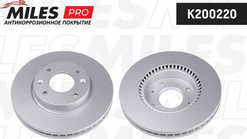 Miles K200220 - Спирачен диск vvparts.bg