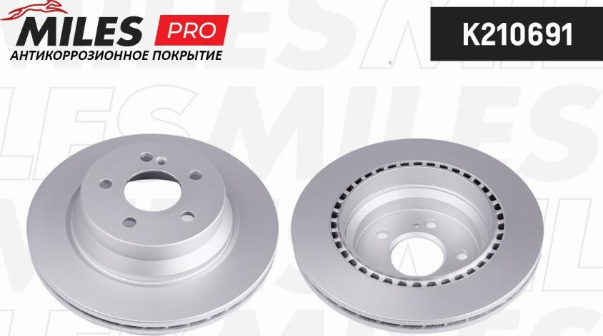 Miles K210691 - Спирачен диск vvparts.bg