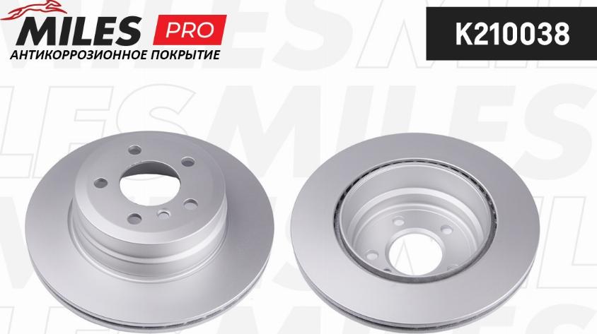 Miles K210038 - Спирачен диск vvparts.bg