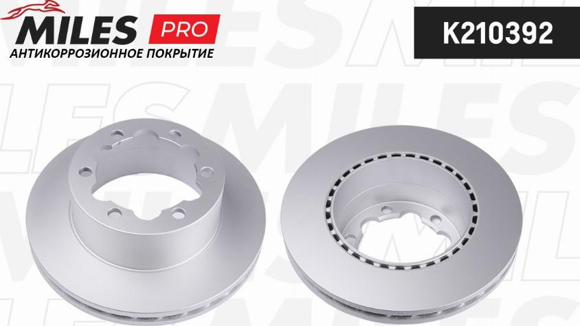 Miles K210392 - Спирачен диск vvparts.bg