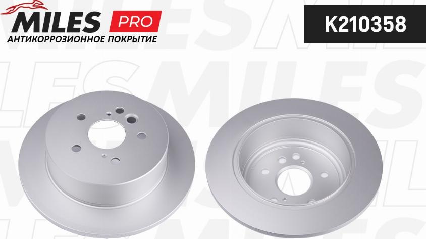 Miles K210358 - Спирачен диск vvparts.bg