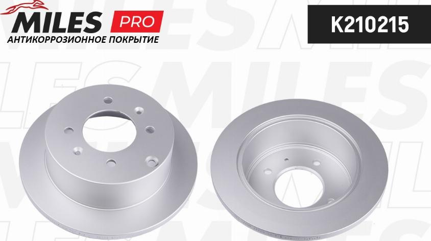 Miles K210215 - Спирачен диск vvparts.bg