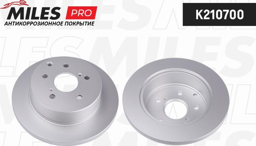 Miles K210700 - Спирачен диск vvparts.bg