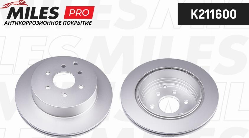 Miles K211600 - Спирачен диск vvparts.bg