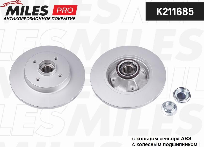 Miles K211685 - Спирачен диск vvparts.bg