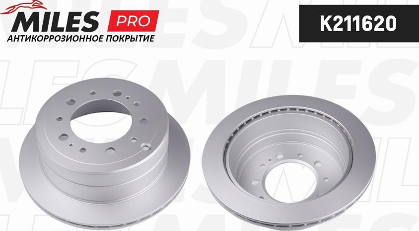 Miles K211620 - Спирачен диск vvparts.bg