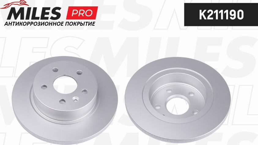 Miles K211190 - Спирачен диск vvparts.bg