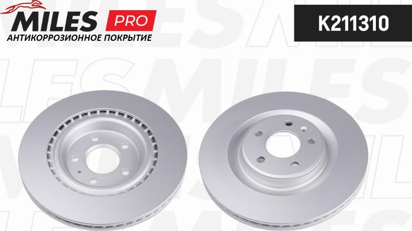 Miles K211310 - Спирачен диск vvparts.bg