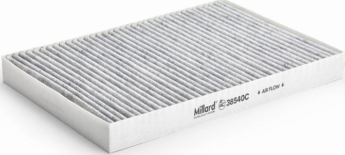 Millard FILTERS MC38540C - Филтър купе (поленов филтър) vvparts.bg