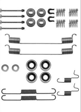 Mintex MBA818 - Комплект принадлежности, спирани челюсти vvparts.bg