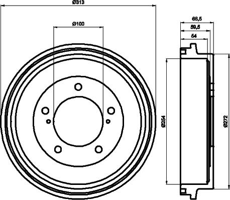 Mintex MBD194 - Спирачен барабан vvparts.bg