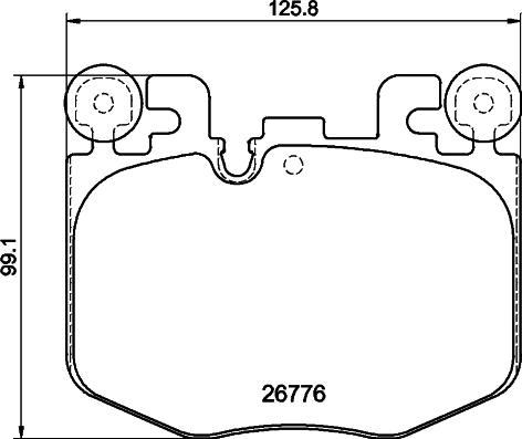 Mintex MDB4359 - Комплект спирачно феродо, дискови спирачки vvparts.bg