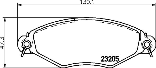 Mintex MDK0091 - Спирачен комплект, дискови спирачки vvparts.bg