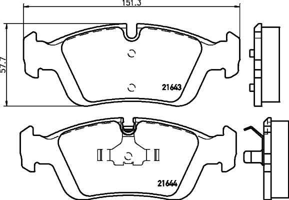 Mintex MDK0089 - Спирачен комплект, дискови спирачки vvparts.bg