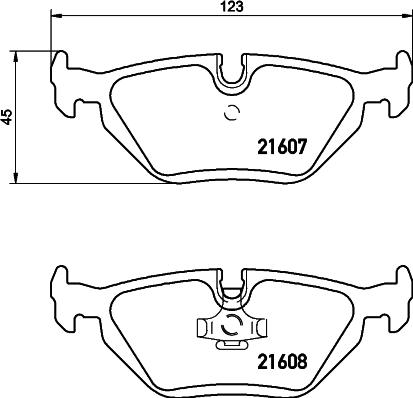 Mintex MDB1572 - Комплект спирачно феродо, дискови спирачки vvparts.bg