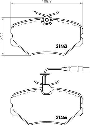 Mintex MDK0046 - Спирачен комплект, дискови спирачки vvparts.bg