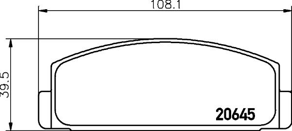 Mintex MDB1148 - Комплект спирачно феродо, дискови спирачки vvparts.bg