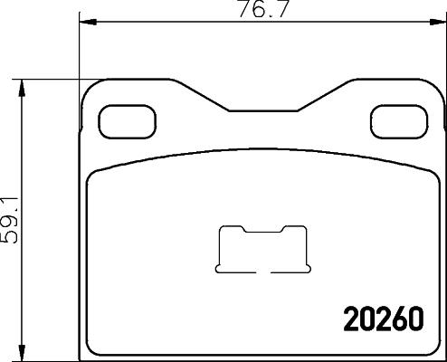 Mintex MDB1103 - Комплект спирачно феродо, дискови спирачки vvparts.bg