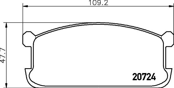 Mintex MDB1186 - Комплект спирачно феродо, дискови спирачки vvparts.bg