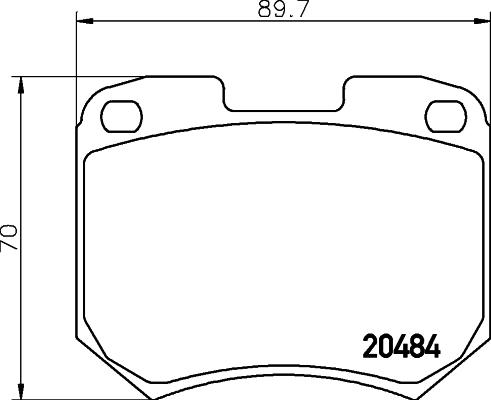 Mintex MDB1130 - Комплект спирачно феродо, дискови спирачки vvparts.bg