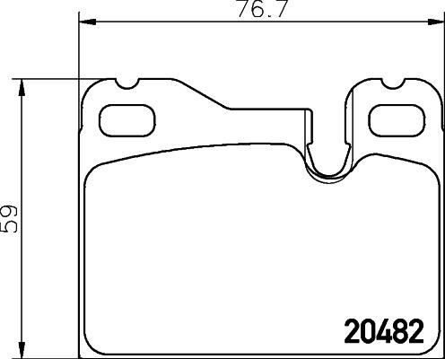 Mintex MDB1133 - Комплект спирачно феродо, дискови спирачки vvparts.bg