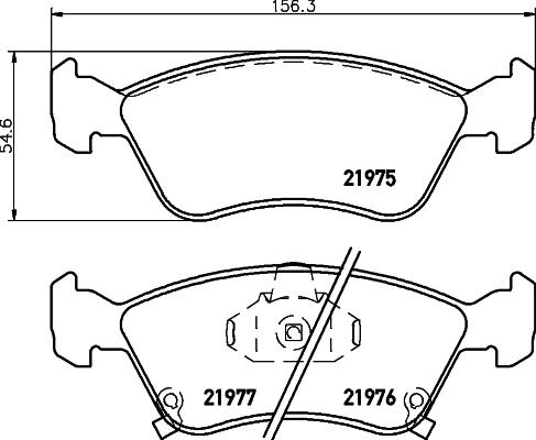 Mintex MDB1892 - Комплект спирачно феродо, дискови спирачки vvparts.bg